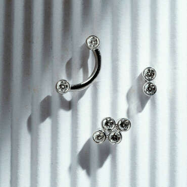 Bliss Cloud 0.12 CT Diamond Mini Single Earring - Nev Jewellery (1)