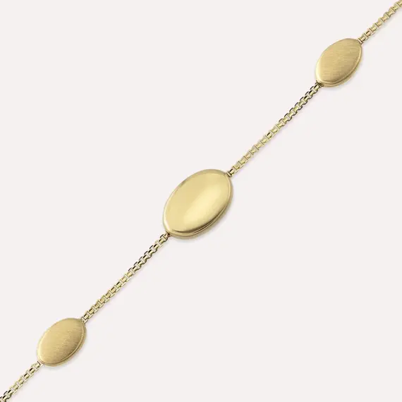 Blob Yellow Gold Bracelet - 3