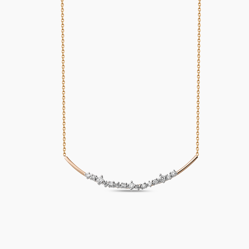 Bloom 0.58 CT Diamond Rose Gold Pendant - 1