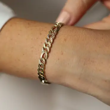 Bond Sarı Altın İtalyan Bileklik - Nev Jewellery (1)