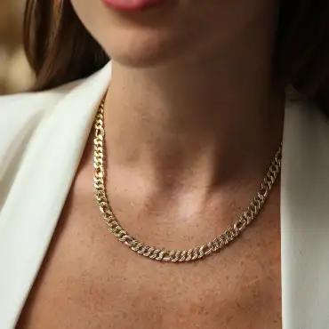 Bond Sarı Altın İtalyan Kolye - Nev Jewellery (1)