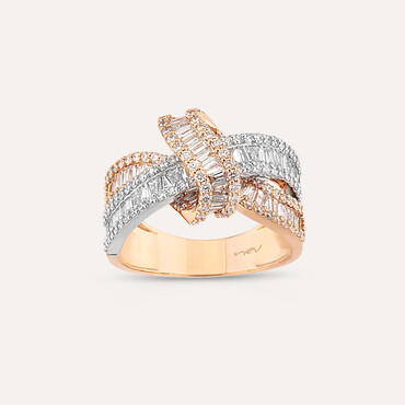 Bowie 2.40 CT Baguette and Trapeze Cut Diamond Ring - Nev Jewellery (1)