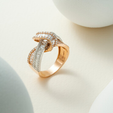 Bowie 2.40 CT Baguette and Trapeze Cut Diamond Ring - Nev Jewellery
