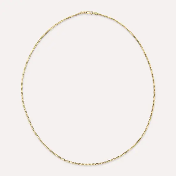 Braid Yellow Gold Chain - 1