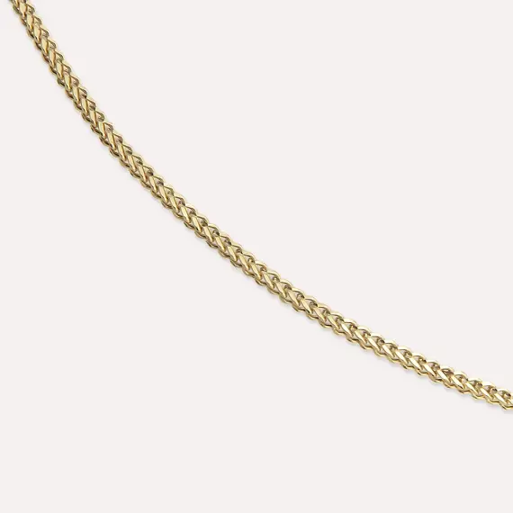 Braid Yellow Gold Chain - 3