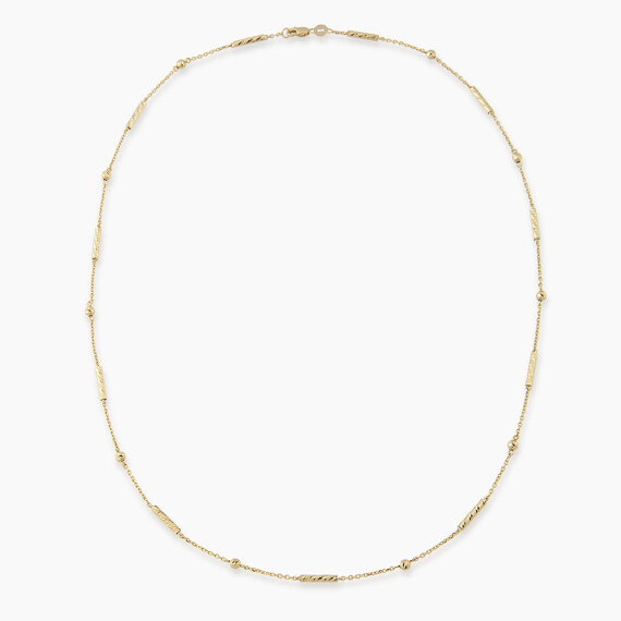 Brilla Yellow Gold Italian Necklace - Nev Jewellery