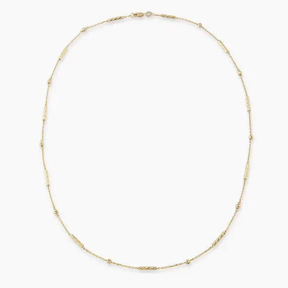Brilla Yellow Gold Italian Necklace - 1