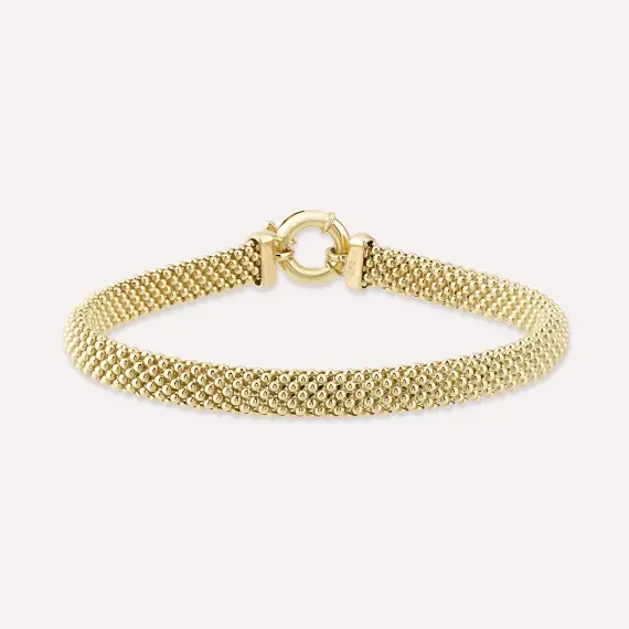 Bubble Yellow Gold Bracelet - 2