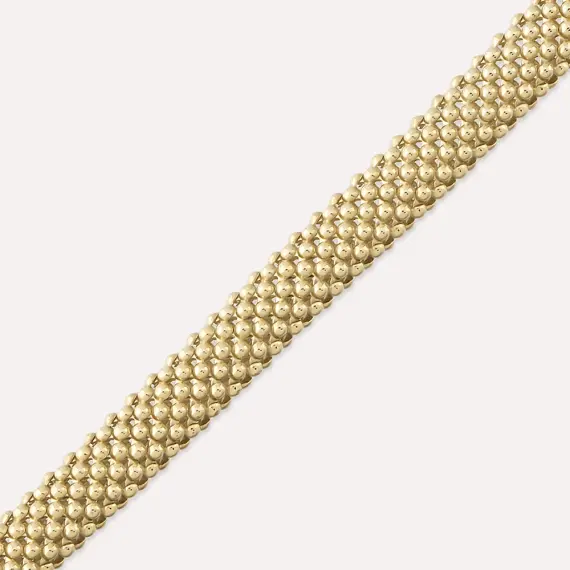 Bubble Yellow Gold Bracelet - 3