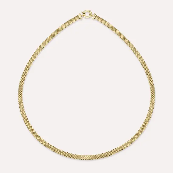 Bubble Yellow Gold Necklace - 2