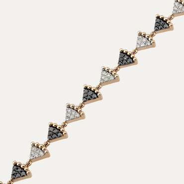 Cheesecake 1.47 CT Diamond Rose Gold Bracelet - Nev Jewellery (1)