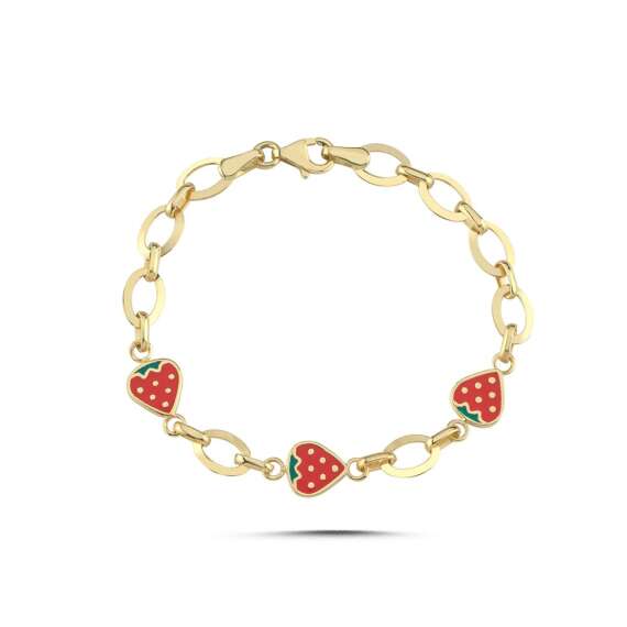 Çilek Çocuk Bileklik(14.5*0.6 Cm) - 1