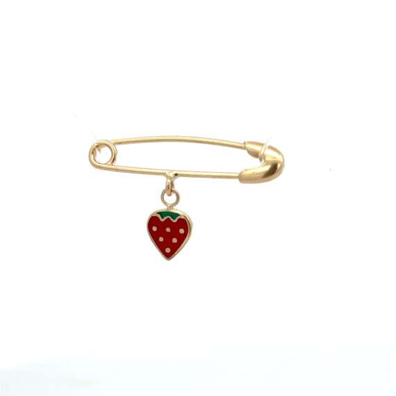 Çilek Çocuk İğne (3*1,8 Cm) - 1