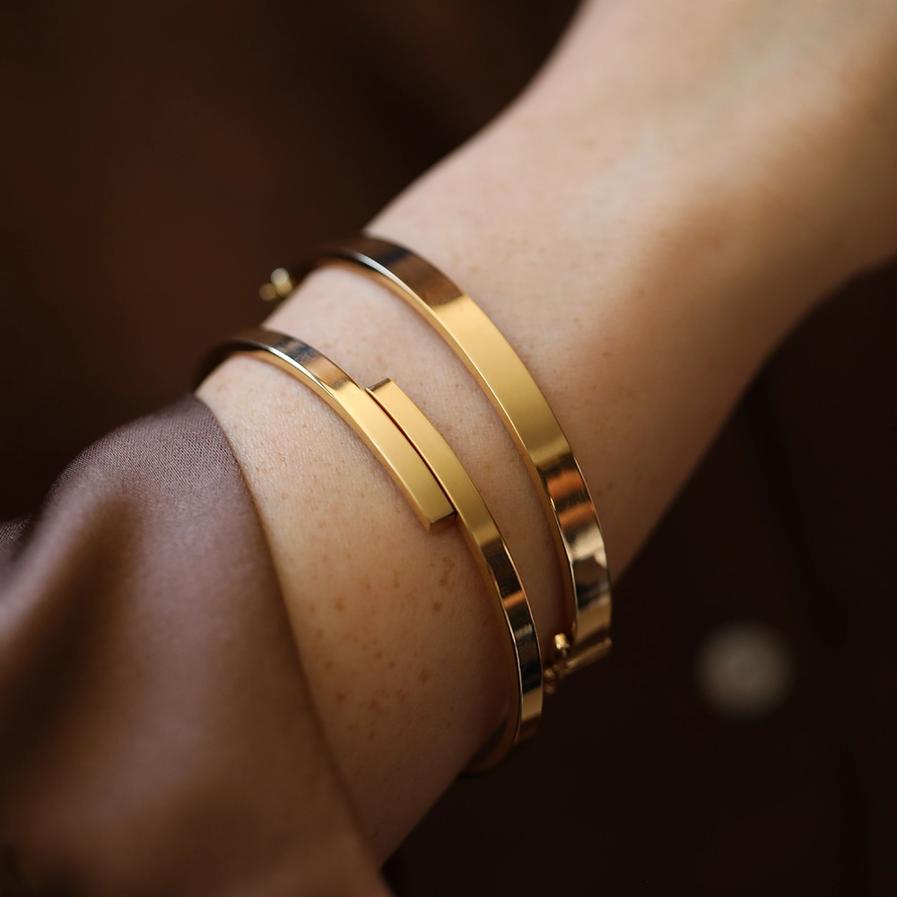 Clarus Sarı Altın Bilezik - Nev Jewellery (1)