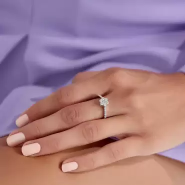 Coronet 0.64 CT Diamond White Gold Ring - Nev Jewellery (1)