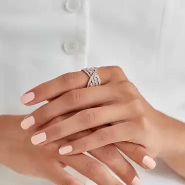 Cosmic 2.04 CT Baget ve Markiz Kesim Pırlanta Taşlı Yüzük - Nev Jewellery (1)