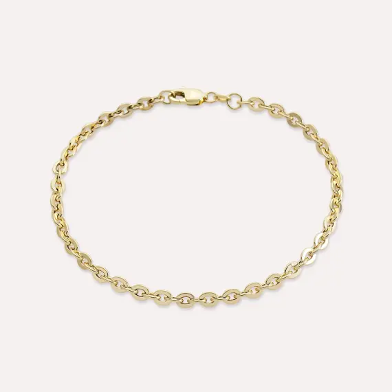 Courb Yellow Gold Bracelet - 1