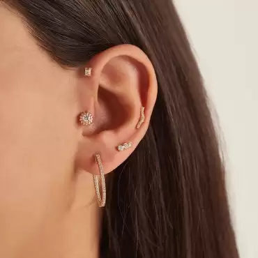 Crimp Rose Diamond Piercing - Nev Jewellery (1)