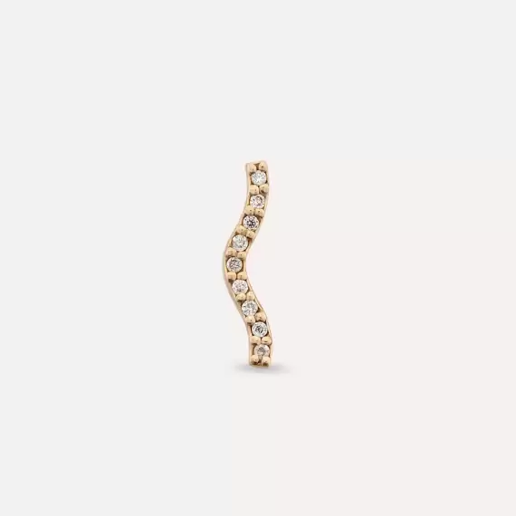 Crimp Rose Diamond Piercing - 4