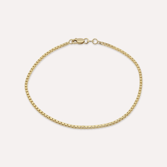 Cruse Sarı Altın Bileklik - Nev Jewellery