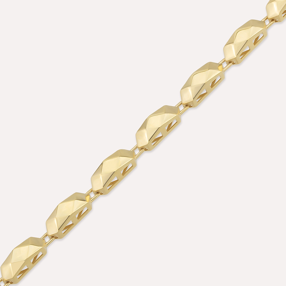 Crysta Yellow Gold Bracelet - 3