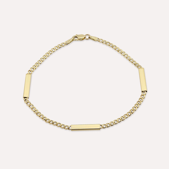 Cuish Yellow Gold Bracelet - Nev Jewellery