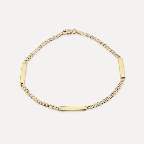 Cuish Yellow Gold Bracelet - 1