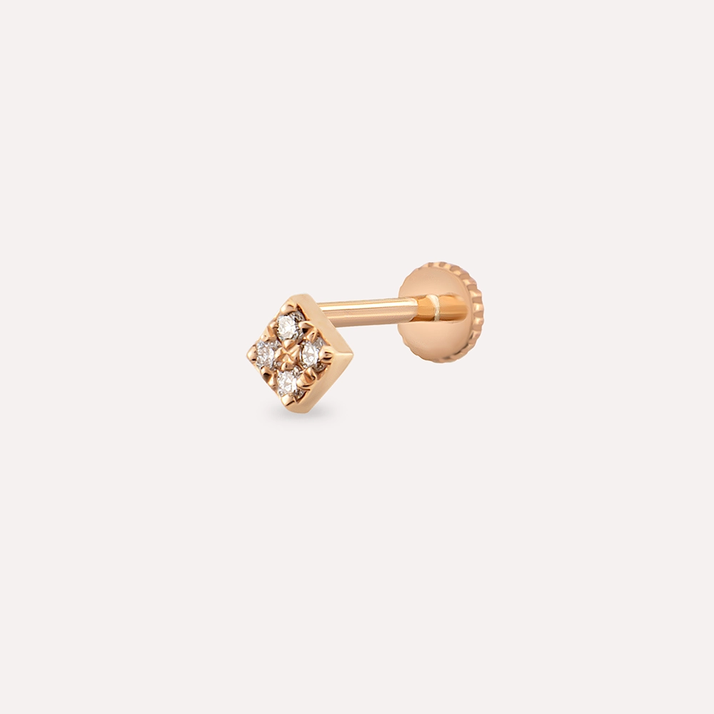 Dama Diamond Rose Gold Piercing - 1