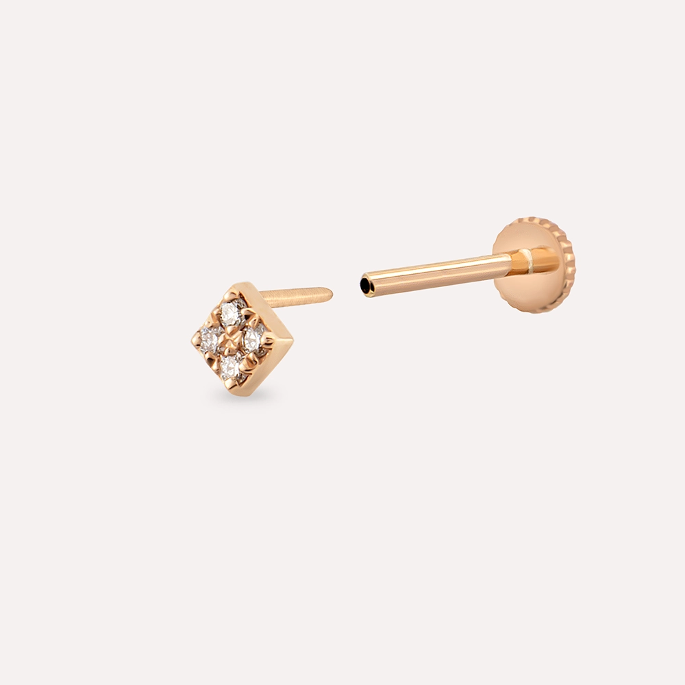 Dama Diamond Rose Gold Piercing - 2