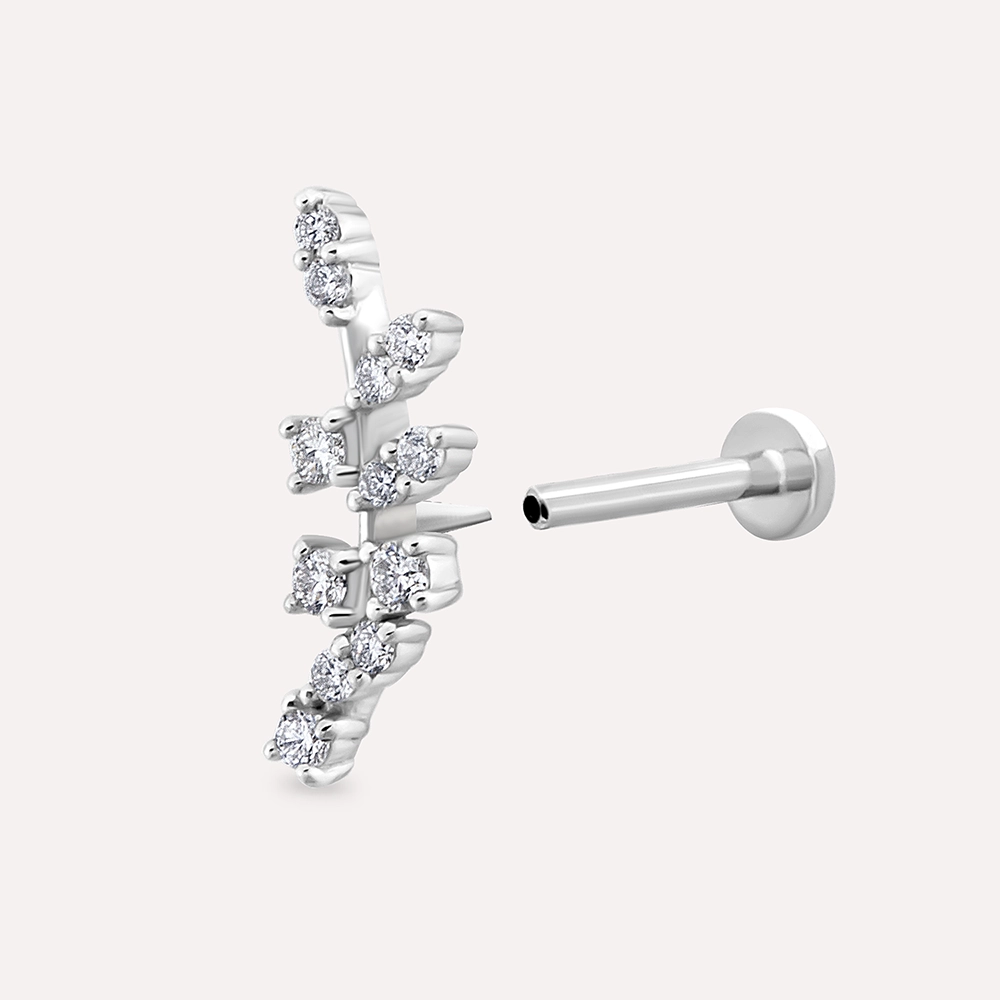 Defne Diamond White Gold Piercing - 3