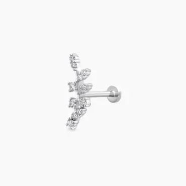 Defne Diamond White Gold Piercing - Nev Jewellery (1)