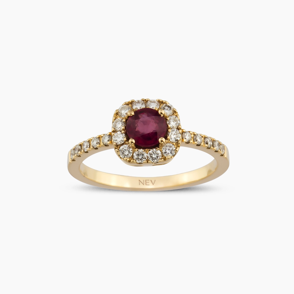 Diamond and Ruby Ring - 1