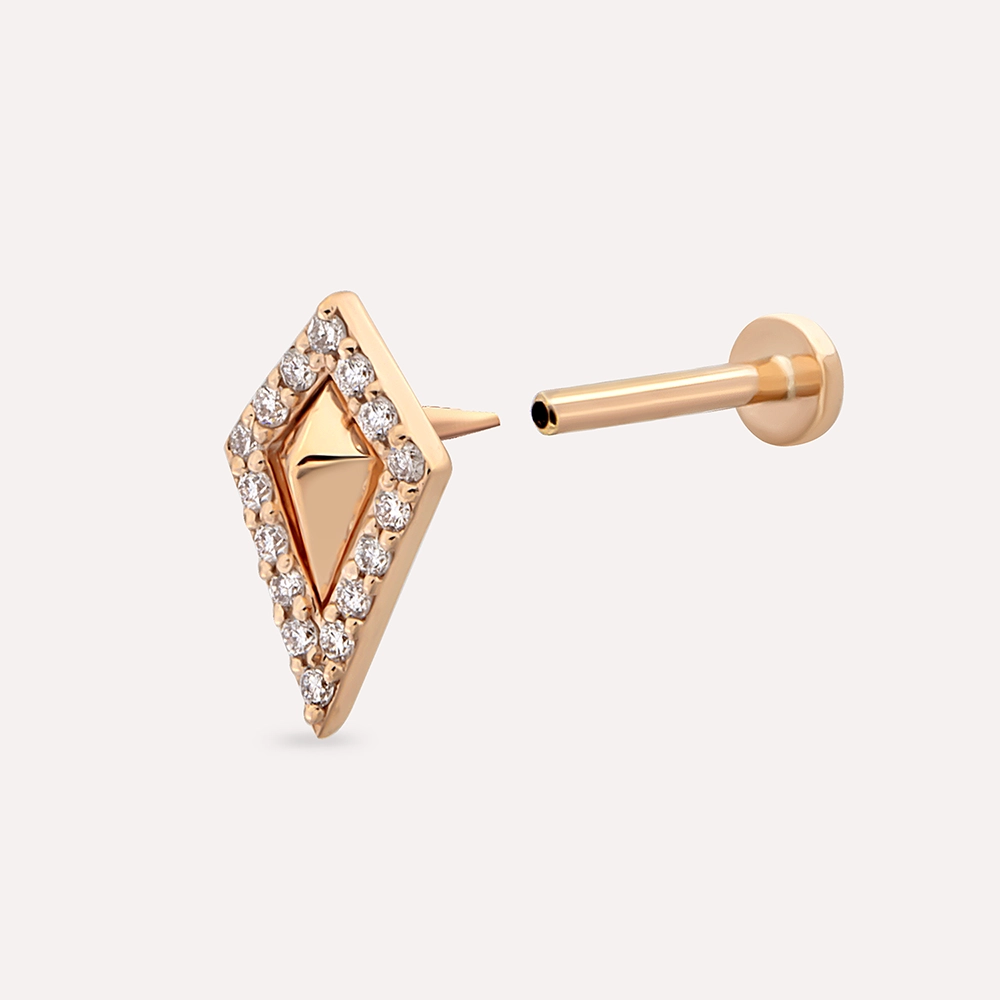 Diya Diamond Rose Gold Piercing - 3