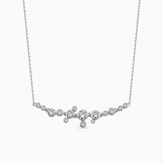 Ellie 1.35 CT Pırlanta Taşlı Beyaz Altın Kolye - 2