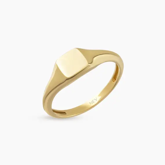 Elva Yellow Gold Ring - 3