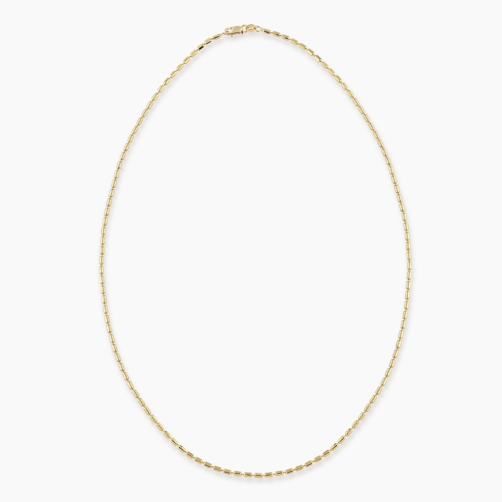 Ely Medium Yellow Gold Italian Necklace - 1