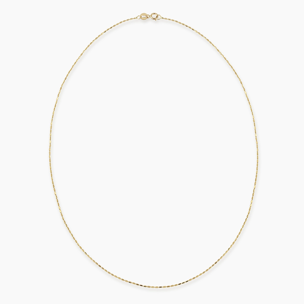 Ely Yellow Gold Italian Necklace - 1