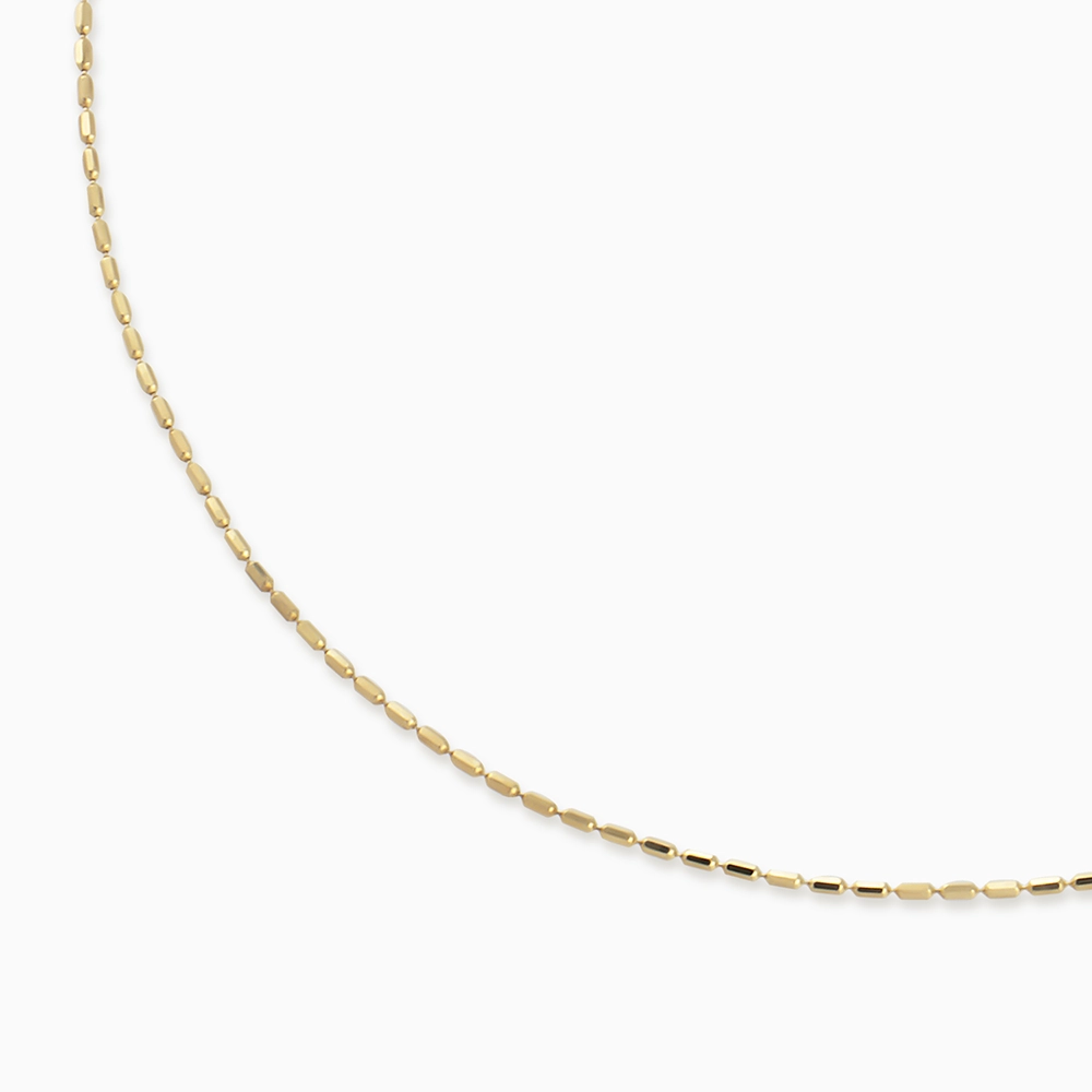 Ely Yellow Gold Italian Necklace - 3