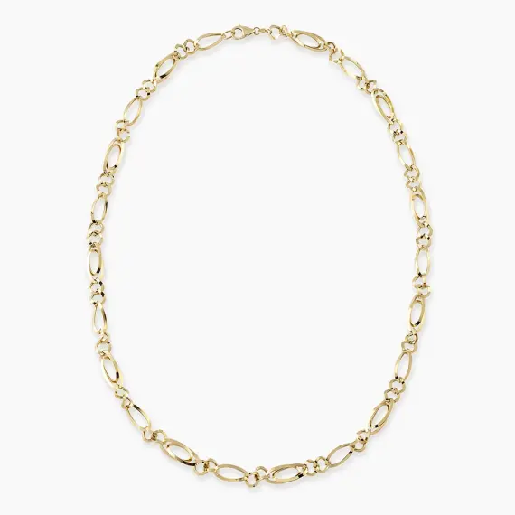 Elyra Yellow Gold Italian Necklace - 2