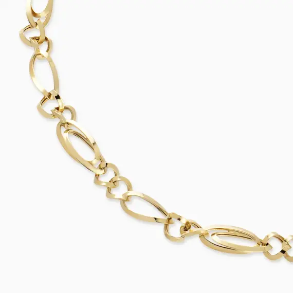Elyra Yellow Gold Italian Necklace - 3