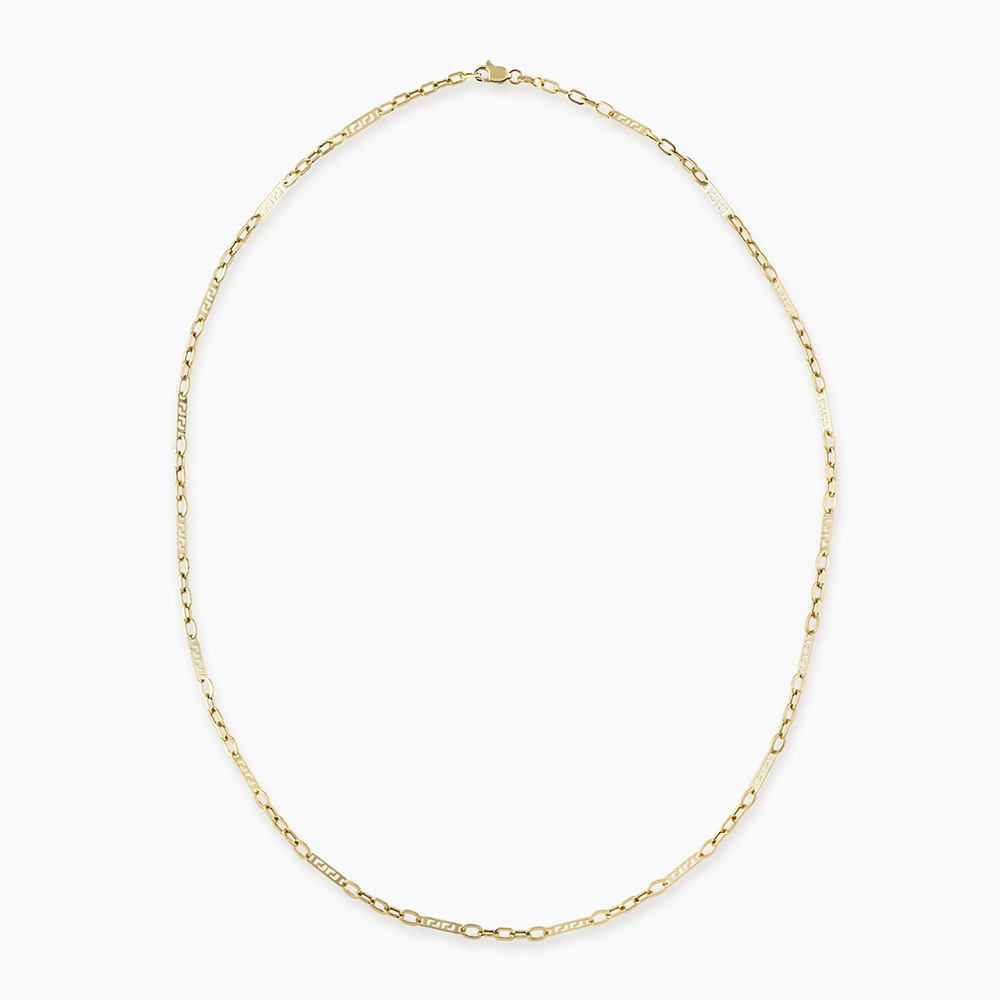Elys Yellow Gold Italian Necklace - 1