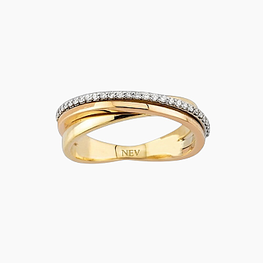 0.13 CT Diamond Spiral Ring - Nev Jewellery (1)