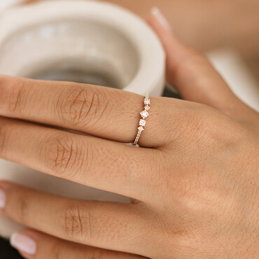 0.28 CT Diamond Rose Gold Ring - Nev Jewellery