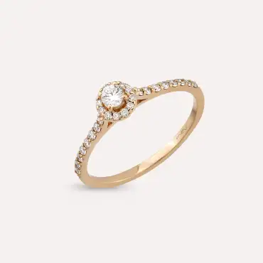 0.34 CT Diamond Rose Gold Ring - Nev Jewellery (1)