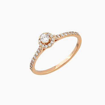 0.34 CT Diamond Rose Gold Ring - Nev Jewellery (1)