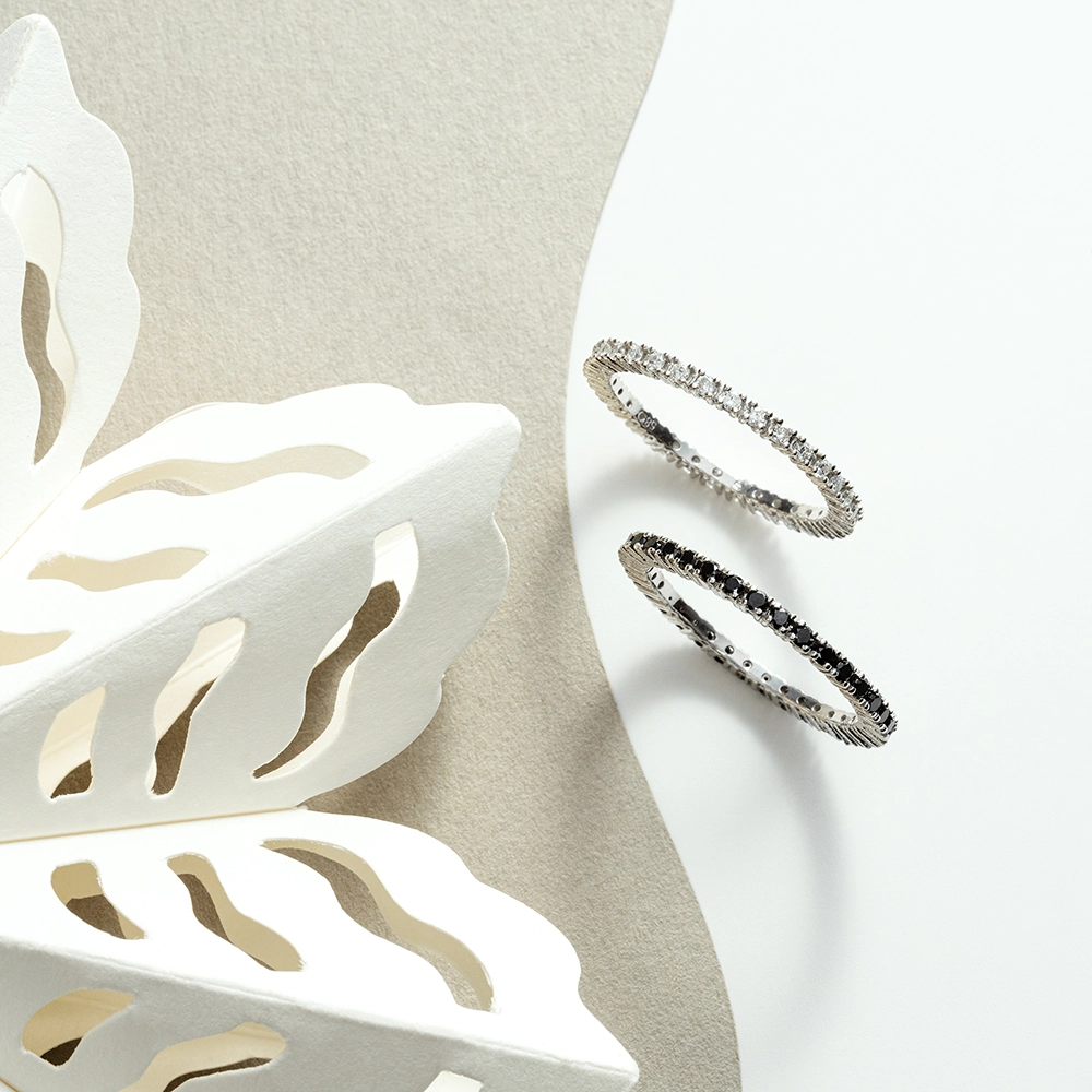 0.64 CT Diamond Eternity Ring - 5