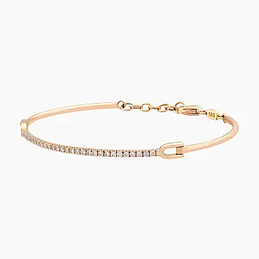 0.39 CT Diamond Rose Gold Bracelet - Nev Jewellery (1)