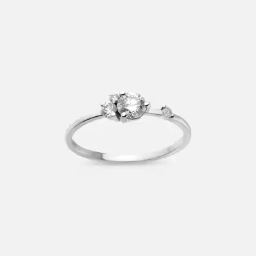 0.41 CT Diamond White Gold Ring - Nev Jewellery (1)