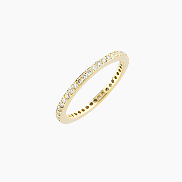 0.41 CT Diamond Yellow Gold Eternity Ring - Nev Jewellery (1)