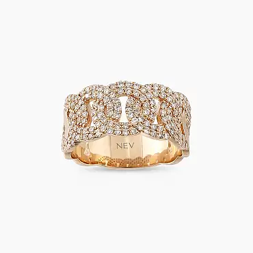 0.92 CT Diamond Rose Gold Spiral Ring - Nev Jewellery (1)